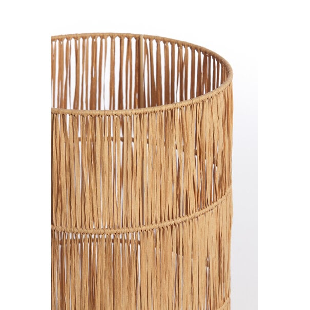 Light en Living Kap cilinder 30-30-40 cm LANZANO raffia  naturel