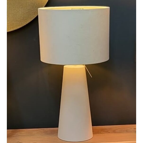 Light en Living Lampvoet Ø18x43 cm YELOS mat crème