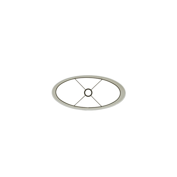 Light en Living Kap ovaal recht smal 45-21-32 cm SAVERNA eiwit
