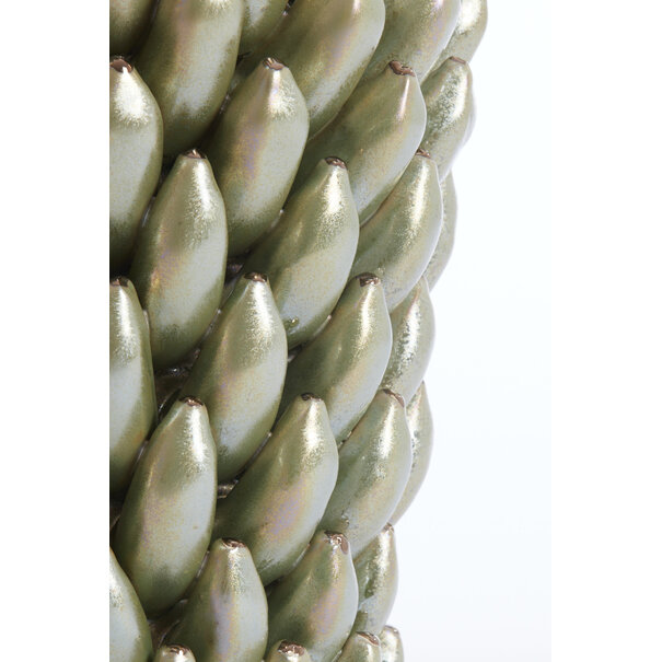 Light en Living Vaas Ø25,5x34 cm ZITA keramiek groen  parelmoer