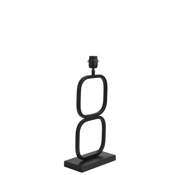 Light en Living Light & Living Lampvoet LUTIKA - Mat Zwart - 23x11,5x46 cm