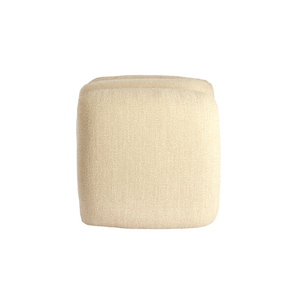 Light en Living Poef 44,5x44,5x44,5 cm LAURIE - crème
