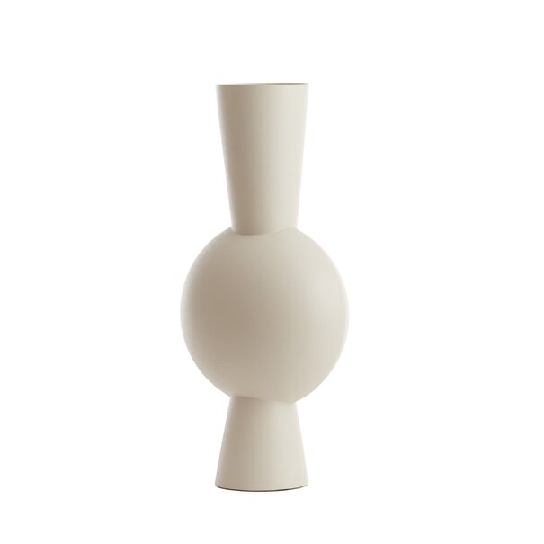 Light en Living Vaas deco 31x20x60 cm KAVANDU licht  crème