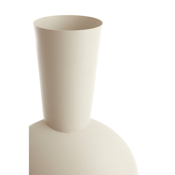 Light en Living Vaas deco 31x20x60 cm KAVANDU licht  crème