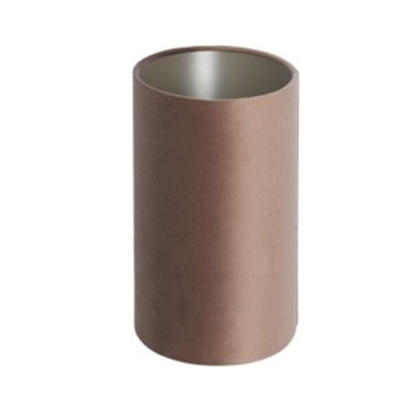 Light en Living Kap ovaal recht smal 38x17,5x28 cm VELOURS chocolade bruin