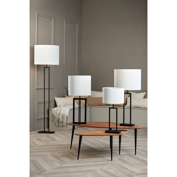 Light en Living Kap cilinder 30-30-21 cm VELOURS off white