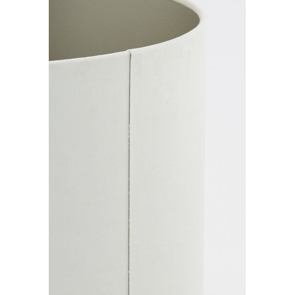 Light en Living Kap cilinder 30-30-21 cm VELOURS off white