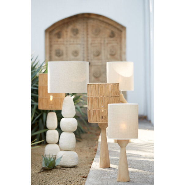 Light en Living Lampvoet Ø9x40 cm FESTINA hout mat naturel