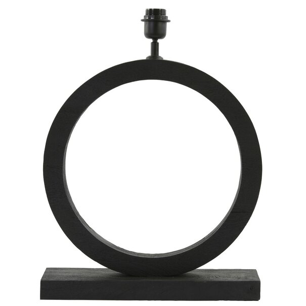 Light en Living Lampvoet 41x13x55 cm TINAR hout mat  zwart