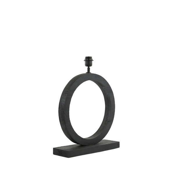 Light en Living Lampvoet 41x13x55 cm TINAR hout mat  zwart