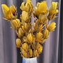 Ornament 6 bloemen 90 cm TULIP  okergeel