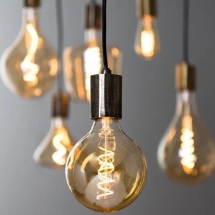 Deco LED globe Ø12,5x17,5 cm Light 4W amber E27 dimbaar