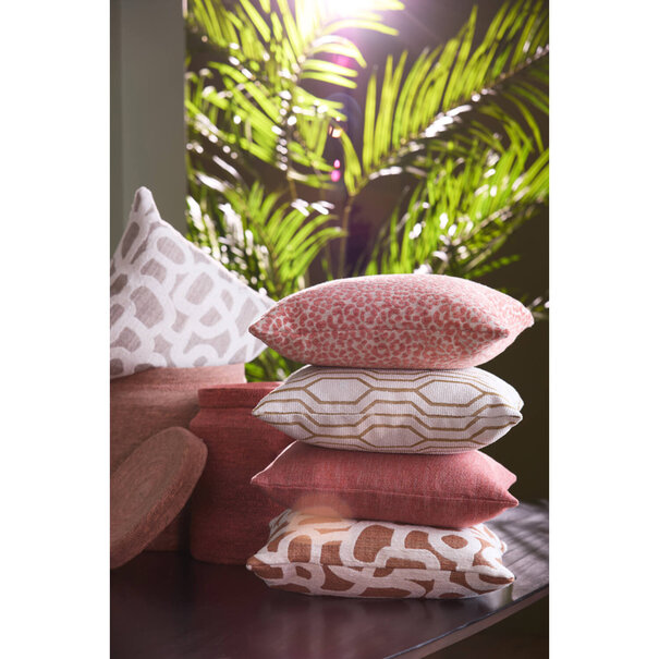 Light en Living Kussen 45x45 cm JOPLIN crème+goud