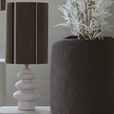 Lampvoet Ø16x27 cm OLONA crème