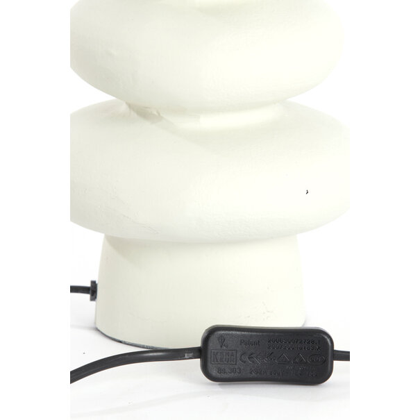 Light en Living Lampvoet Ø16x27 cm OLONA crème