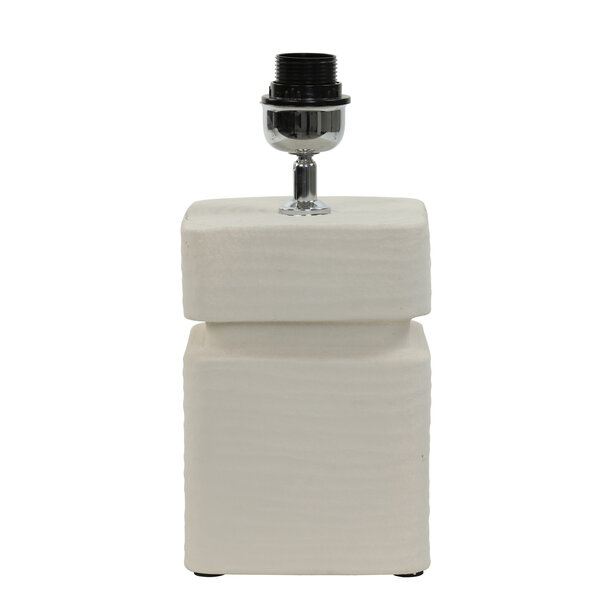 Light en Living Lampvoet 16x16x32 cm AMTA keramiek crème