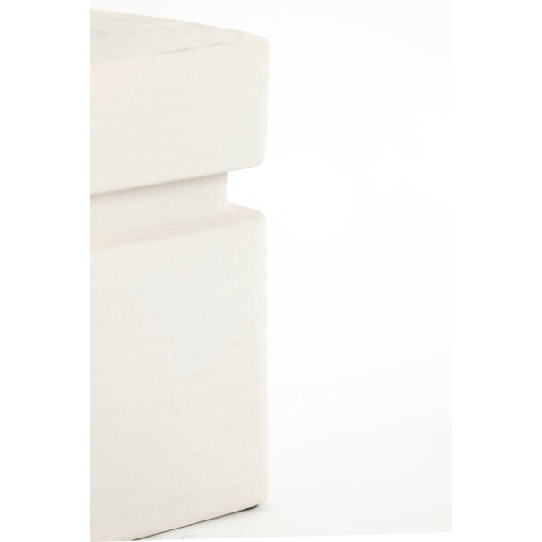 Light en Living Lampvoet 16x16x32 cm AMTA keramiek crème