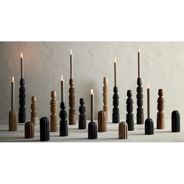 Light en Living Kandelaar Ø7,5x45,5 cm AFIFE hout  roodbruin