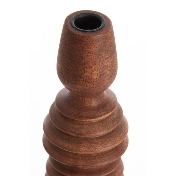 Light en Living Kandelaar Ø7,5x36 cm AFIFE hout  roodbruin