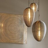 Wandornament 60x1,5x60 cm LOLITA  antiek brons