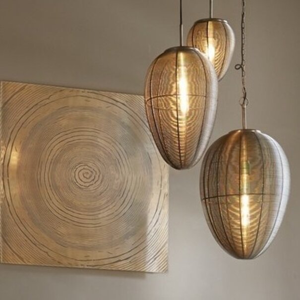 Light en Living Wandornament 60x1,5x60 cm LOLITA  antiek brons