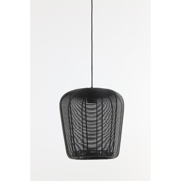 Light en Living Hanglamp Adeta zwart of goud - meerdere afmetingen
