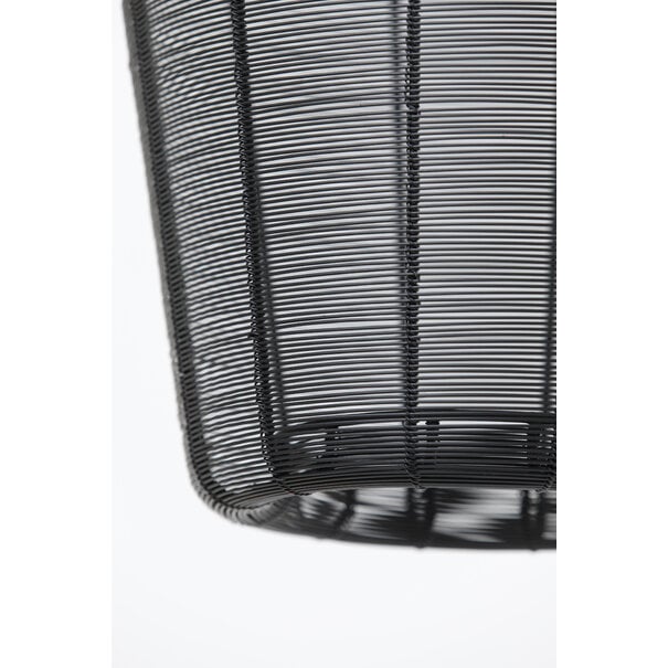 Light en Living Hanglamp Adeta in zwart of goud - Stijlvolle draadlamp in diverse maten