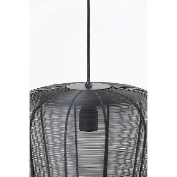 Light en Living Hanglamp Adeta in zwart of goud - Stijlvolle draadlamp in diverse maten