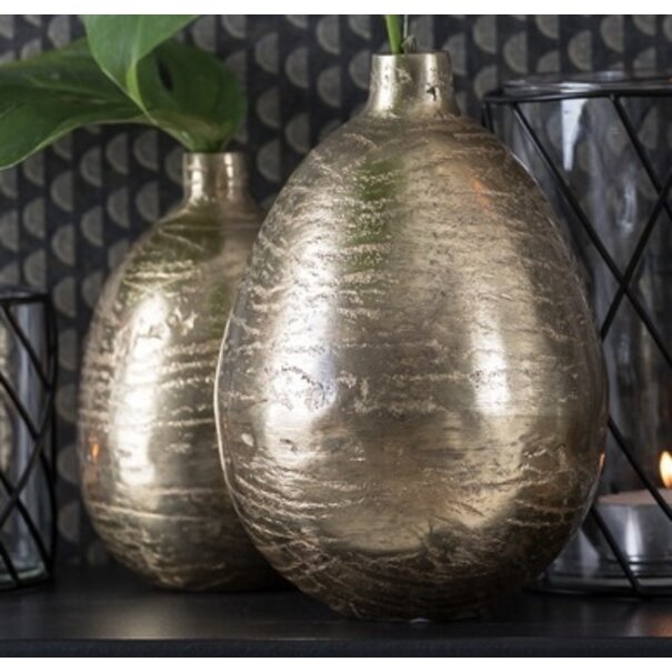 Light en Living Vaas MOLZA goud Ø13x17 cm