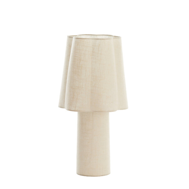 Light en Living Tafellamp Ø25X50 Cm Musaby linnen naturel