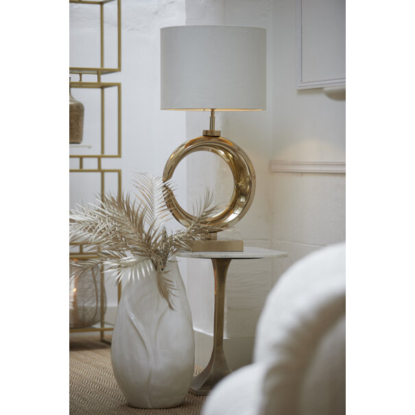 Light en Living Kap cilinder 40-40-30 cm VELOURS off white