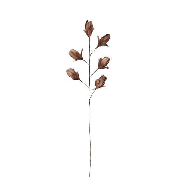 Light en Living Ornament 6 bloemen 90 cm TULIP koper