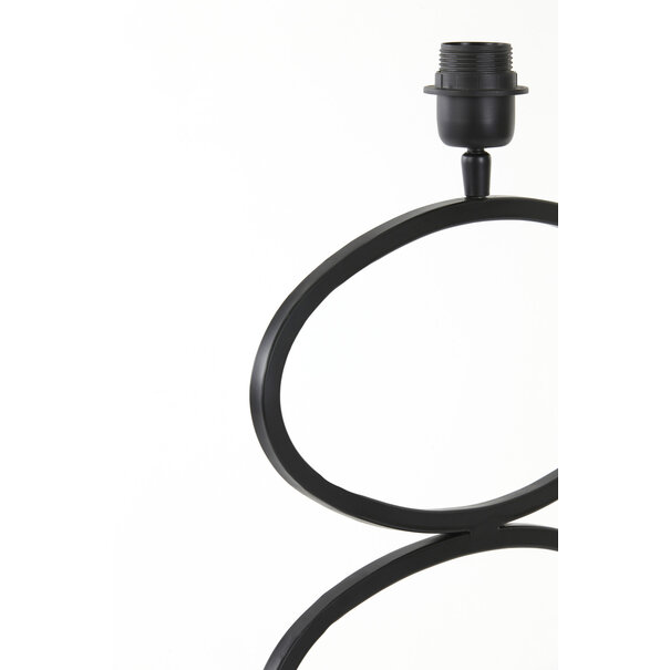 Light en Living Lampvoet STELIUS mat  zwart - 33x17x42 cm