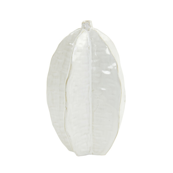 Light en Living Vaas deco AKOSI keramiek  wit - Diverse afmetingen