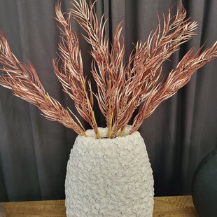 Ornament 100 cm LEAF metallic koper