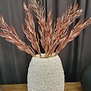 Ornament 100 cm LEAF metallic koper