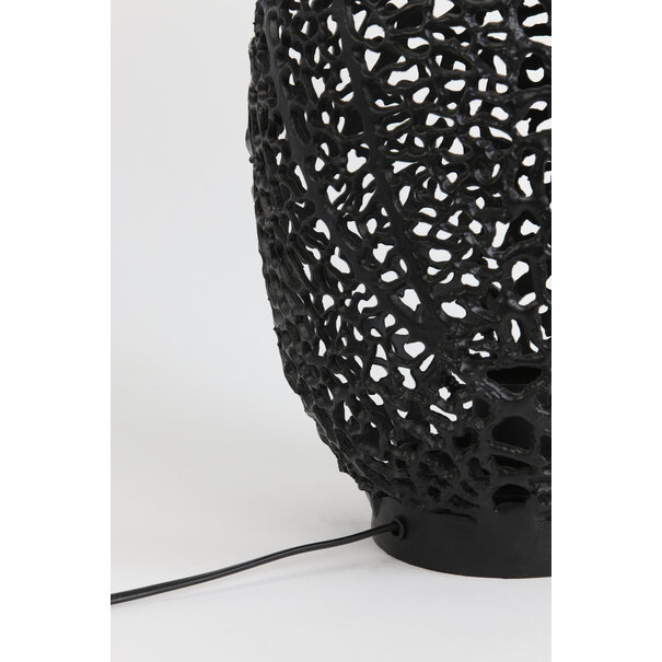 Light en Living Tafellamp SINULA zwart -  2 maten