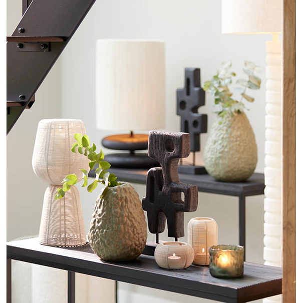 Light en Living Tafellamp Ø24x54 cm ABOSO crème