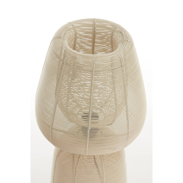 Light en Living Tafellamp Ø24x54 cm ABOSO crème