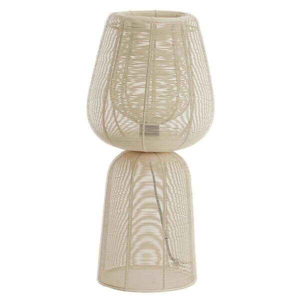 Light en Living Tafellamp Ø24x54 cm ABOSO crème
