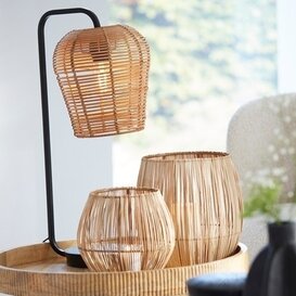 Lampvoet 26,5x20x60 cm MARENO mat zwart