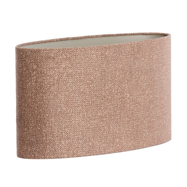 Light en Living Kap ovaal recht smal 38-17,5-28 cm Brandy bruin