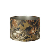 Lampenkap velours barok bloem Ø20x15cm