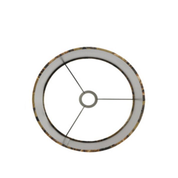 Light en Living Lampenkap velours barok bloem Ø20x15cm