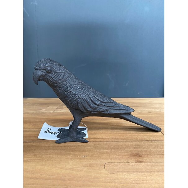 Light en Living Ornament 19x5x11 cm BIRD zwart