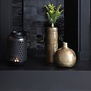 Vaas deco Ø27x30 cm LABU antiek brons