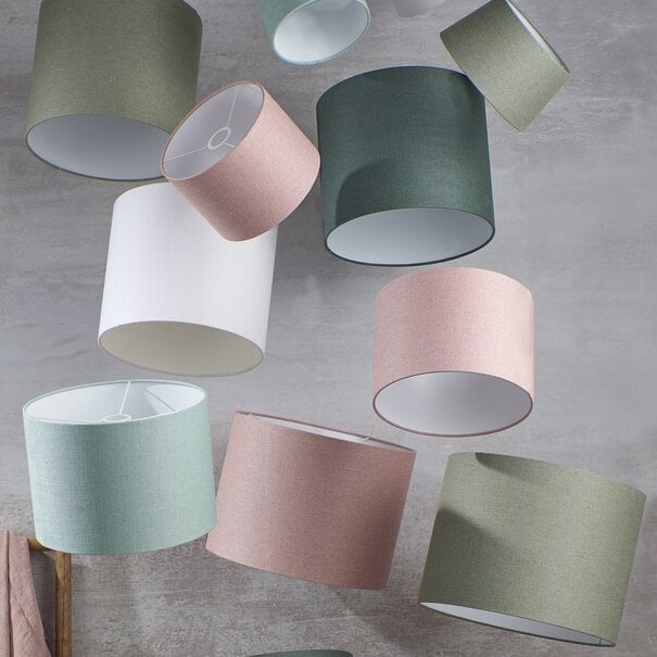 Light en Living Kap cilinder 20-20-15 cm LIVIGNO roze