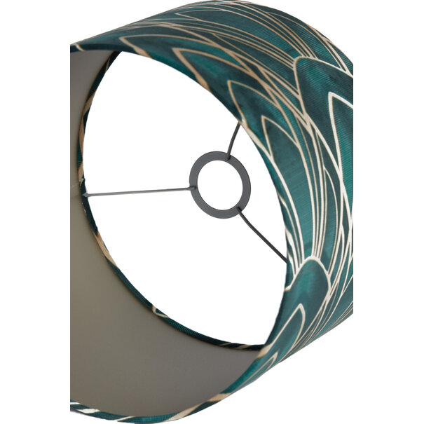 Light en Living Kap cilinder 20-20-15 cm TIARA groen