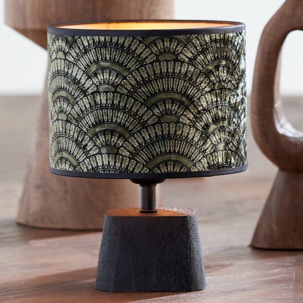 Light en Living Kap cilinder 20-20-15 cm CHICA groen