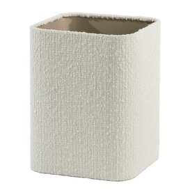 Kap vierkant rond hoog 20-20-26 cm BOLERO wit